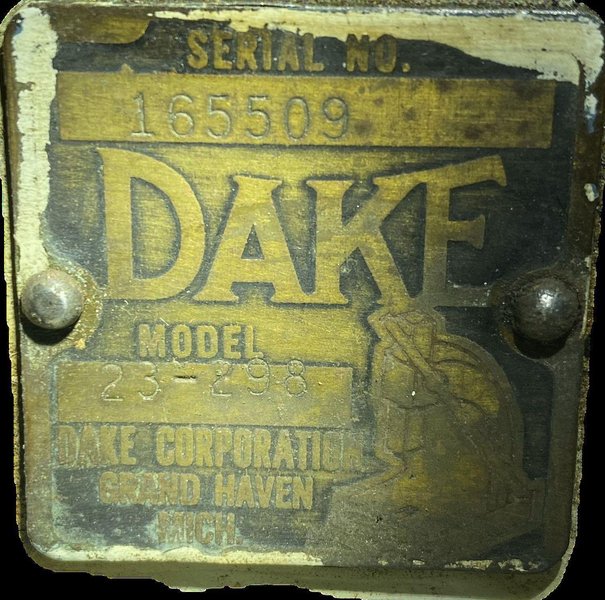 1973  300 TON DAKE H-FRAME ELECTRIC HYDRAULIC PRESS USED