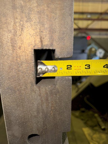 90" WIDE X 120" TALL T-SLOTTED ANGLE PLATE. STOCK #0548426