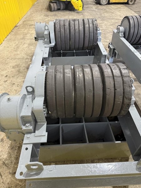 120 TON (240,000 LBS) RANSOME PANDJIRIS POWERED TANK TURNING ROLLS, POWER &amp; IDLER: STOCK #23144