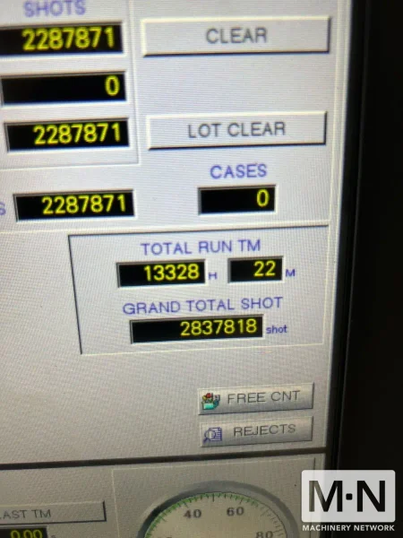 72 TON 1.9 OZ NISSEI MODEL PNX60III-5A INJECTION MOLDING MACHINE MFG 2020