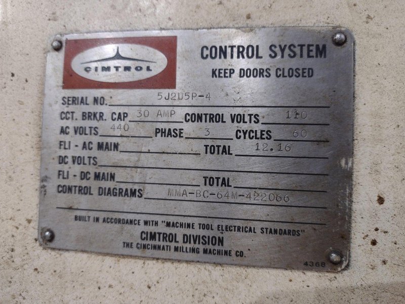 CINCINNATI MILL: YOBRO #24332