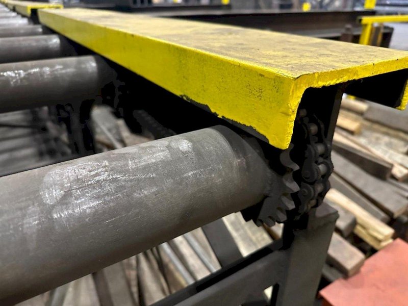 60&#039; X 42&quot; POWERED ROLLER CONVEYOR: STOCK #22909