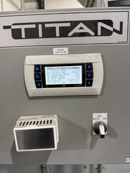 Titan TA-122 NG HRV DA Natural Gas Air Makeup Unit, 2023