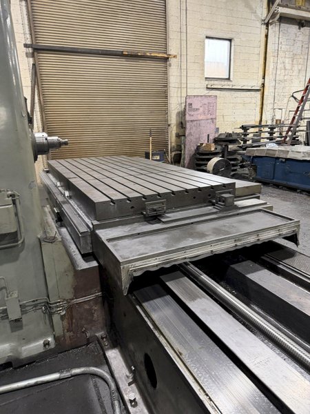5" DEVLIEG 5K-120 CNC HORIZONTAL BORING MILL WITH UPDATED FAGOR CONTROL. STOCK # 0219826