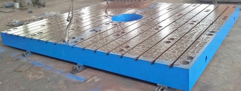 T-Slotted Floor Plates,  (2) 86&quot; x 157&quot; Brand New, Cast Iron