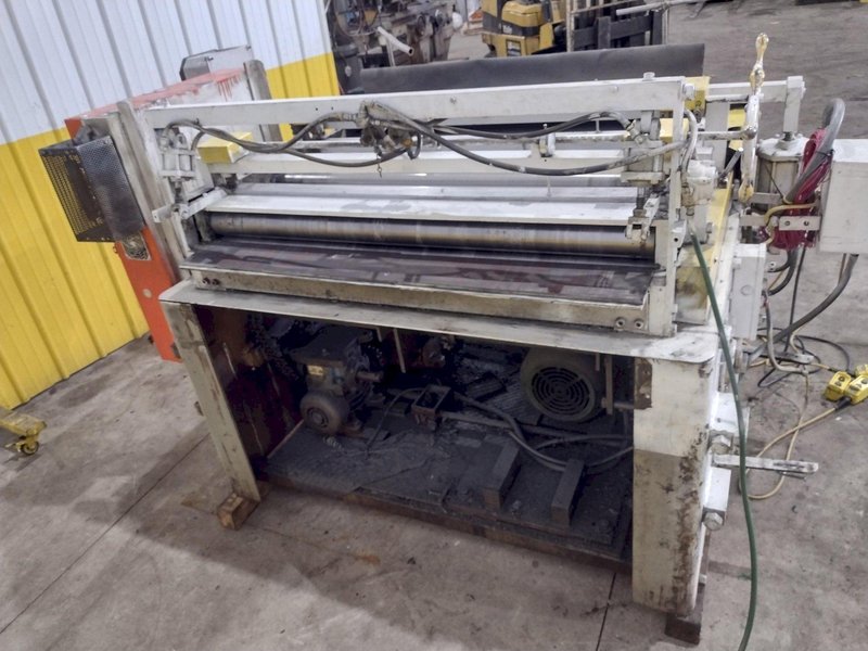 48&quot; x 14 GA ROWE 7 ROLL POWERED COIL STRAGHTENER: STOCK #22749