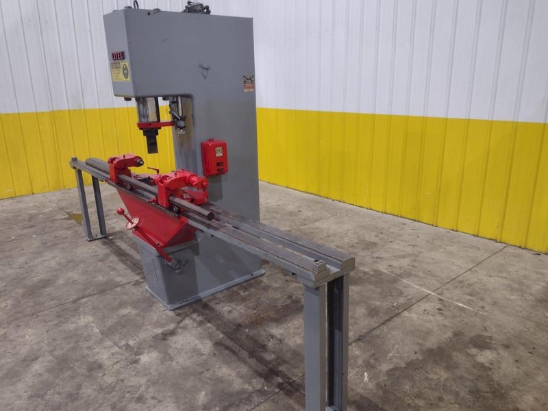 40 TON EITEL MODEL #RP40 HYDRAULIC C-FRAME PRECISION STRAIGHTENING PRESS: YOBRO #24157