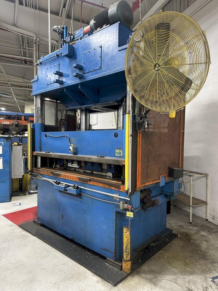 150 TON X 96" X 60" PH HYDRAULICS MODEL #4C150 4 POST HYDRAULIC PRESS, 12" STROKE: YOBRO 24748