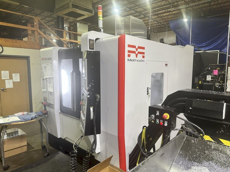 2020 Methods MV-800H CNC Vertical Machining Center with 4th Axis Rotary For Sale