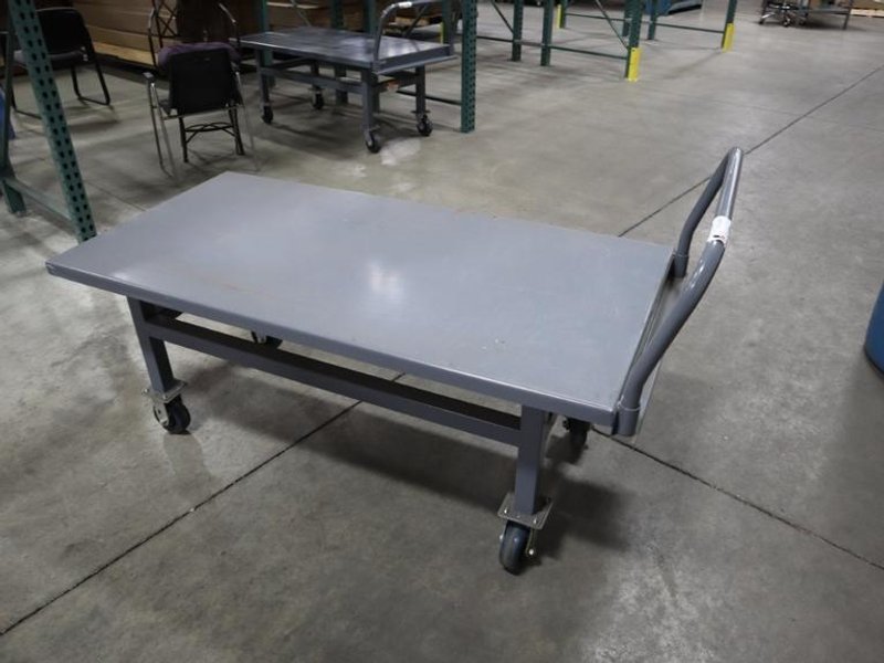 ULINE Steel Shop Cart  - 24" Deck Height- Auction Item
