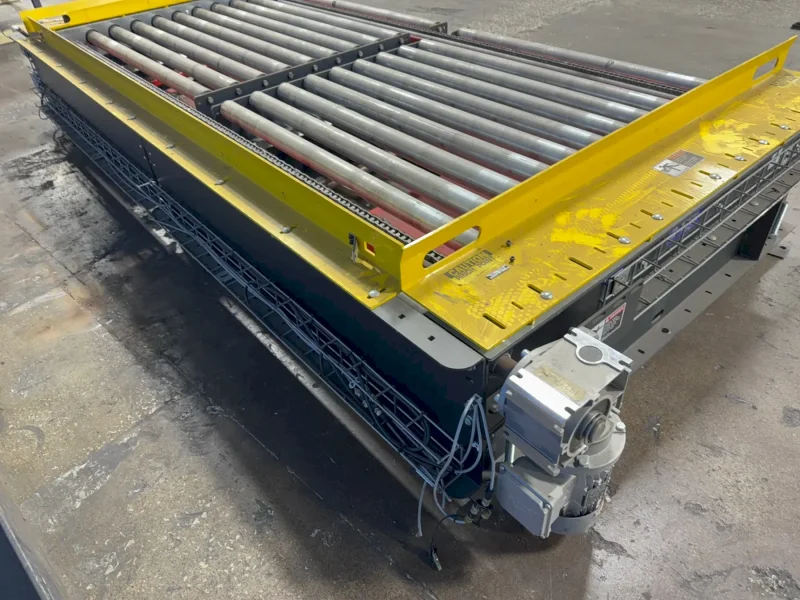 INDUSTRIAL KINETICS 57" X 108" X 18" POWER ROLLER CONVEYOR