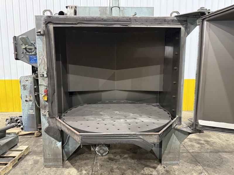 72” TABLE PANGBORN MODEL LK ROTOBLAST SHOT BLAST MACHINE: YOBRO #24357