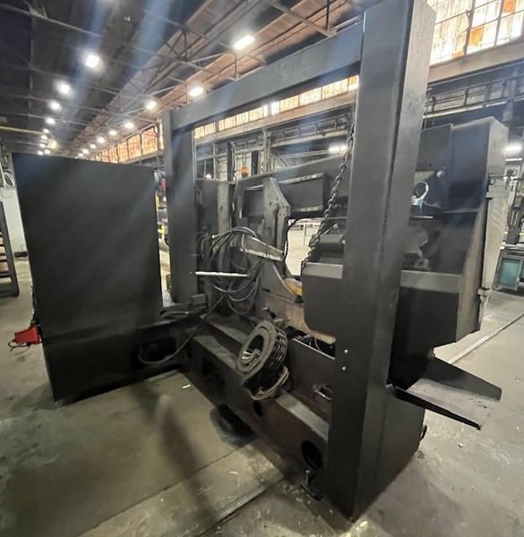 20" X 22" HYD-MECH H-22A-120 HEAVY-DUTY AUTOMATIC HORIZONTAL LONG BAR FEED BAND SAW STOCK# 4036