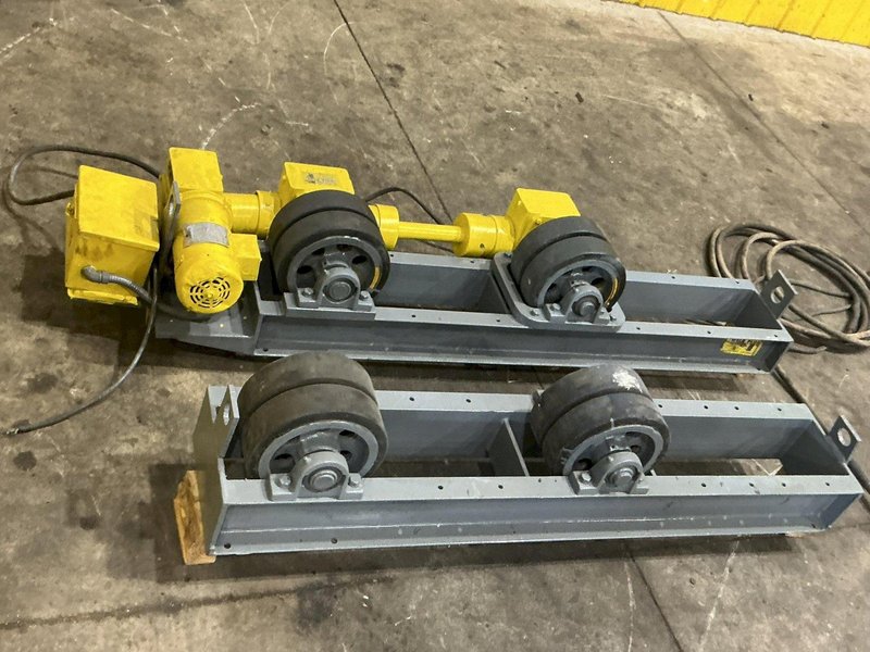 6,000 LBS WEBB MODEL #T6 TANK TURNING ROLLS, 1 DRIVE &amp; 1 IDLER ROLL: YOBRO #25072