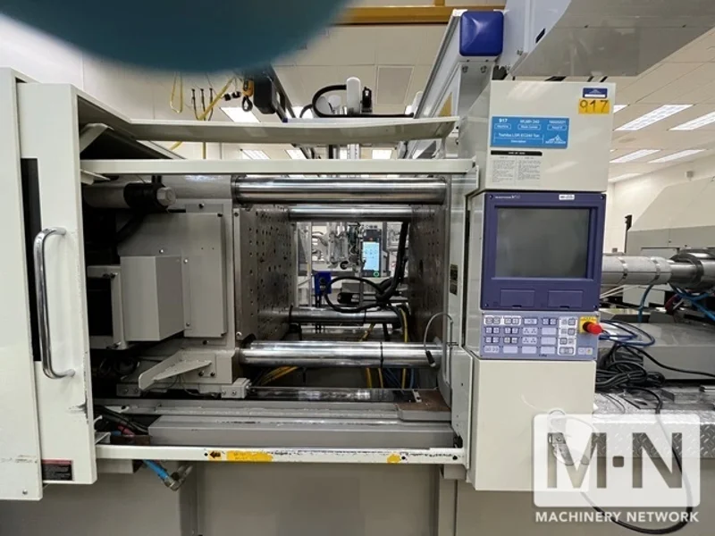 240 TON 9.28 OZ TOSHIBA MODEL EC240NIIV30-6A SILICONE LIM INJECTION MOLDING MACHINE MFG 2007 TWO AVAILABLE
