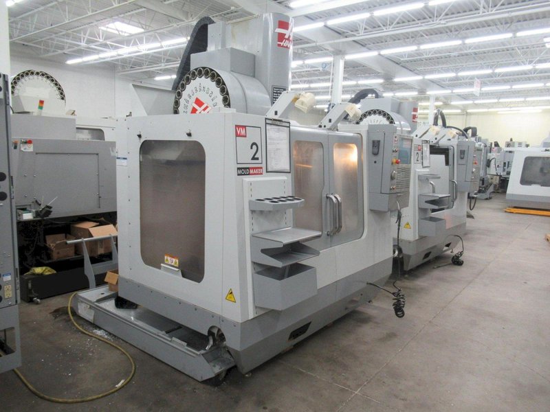 Haas VM-2 CNC Vertical Machining Center w 4th Axis Drive, Chip Auger, Coolant System, Rigid Tapping