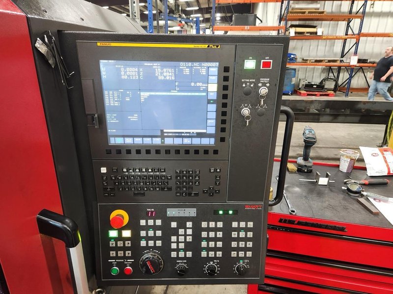 Smart NL3000BM CNC Lathe, 2023 – 12″ Chuck, Live Tooling, Programmable Tailstock, Box Ways, Chip Conveyor