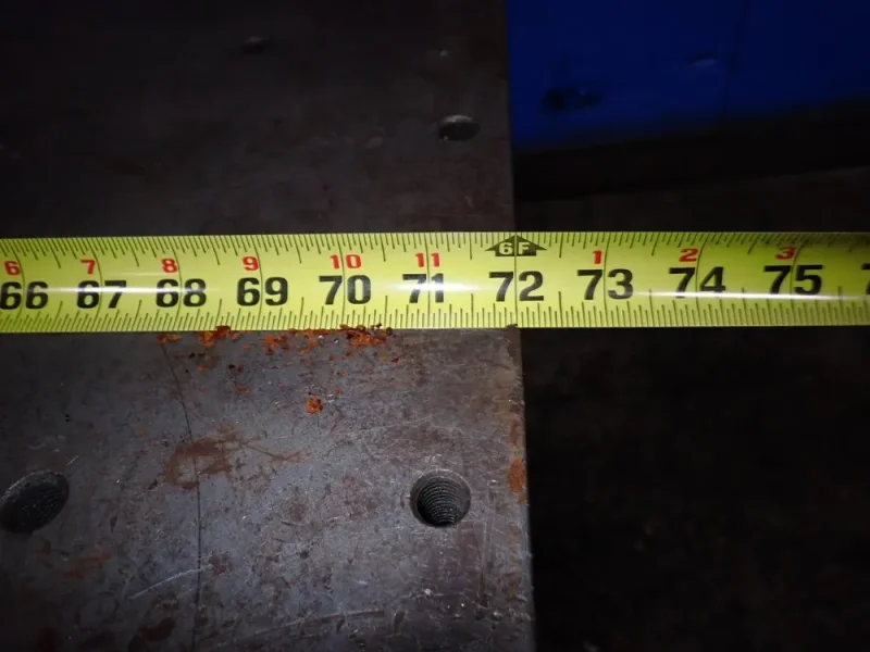 WB 72" X 36" X 35" WELDING TABLE