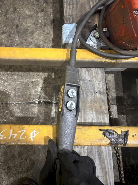 250 LB SPANCO FREE STANDING BOOM JIB CRANE WITH HOIST: YOBRO #24347