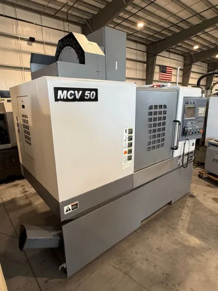 SAMSUNG MCV50 CNC Vertical Machining Center 4 Axis 2011’ #8171