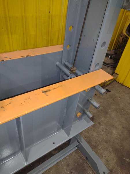 125 TON X 48" DAKE H-FRAME HYDRAULIC PRESS: YOBRO #24587