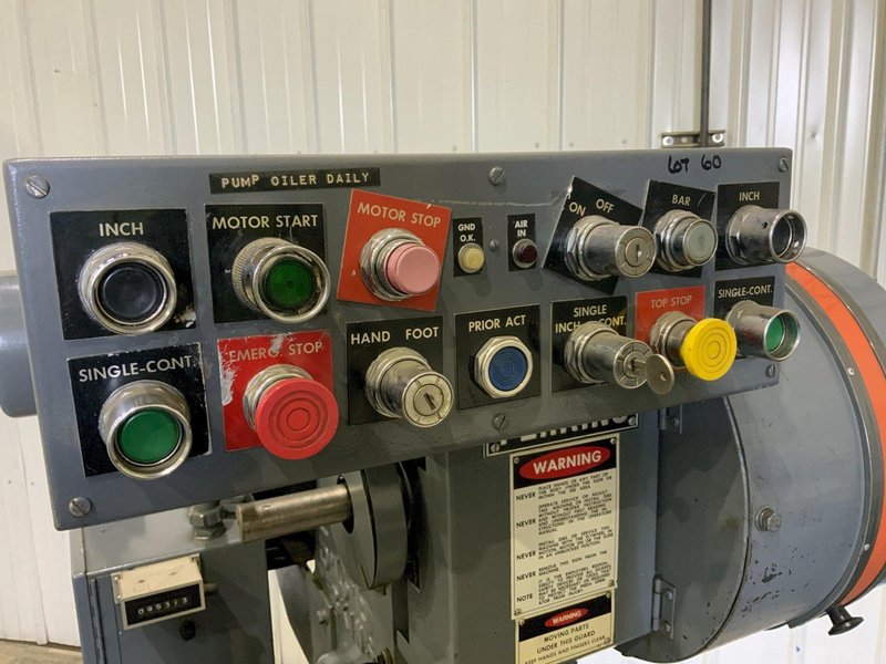 5 TON PERKINS MODEL 5-C AIR CLUTCH OBI PRESS: STOCK #81010