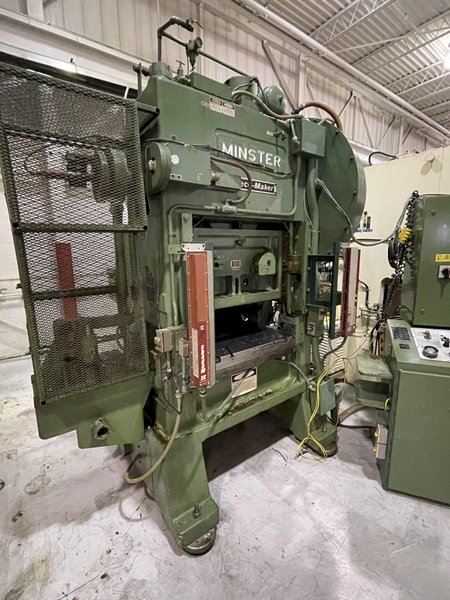 60 ton Minster Model P2-60-36 Piece-Maker Used Highspeed Straight Side Mechanical Metal Stamping Press For Sale, Year 1975
