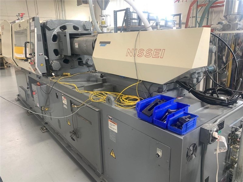 Nissei Used FN4000-36A Injection Molding Machine, 200 Ton, 9.1 oz., yr. 2002