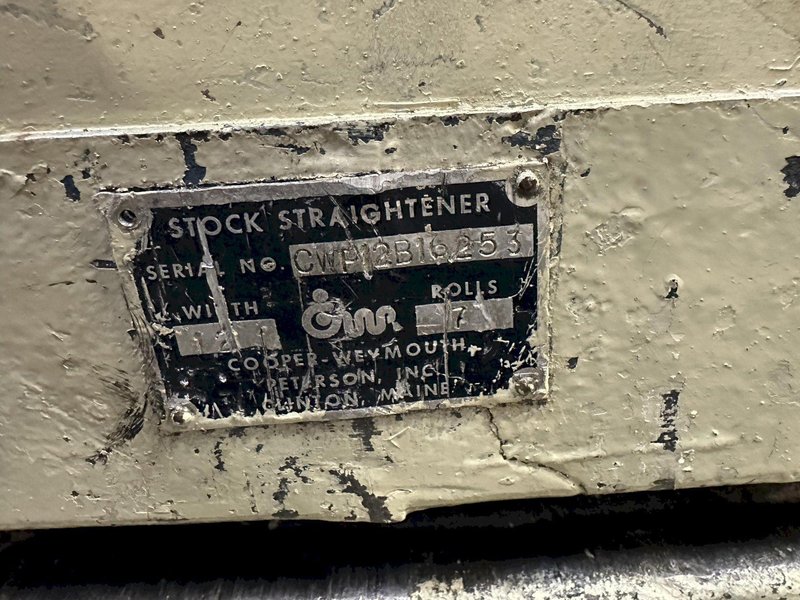 12&quot; Wide CWP Powered Straightener Model #12B For Sale