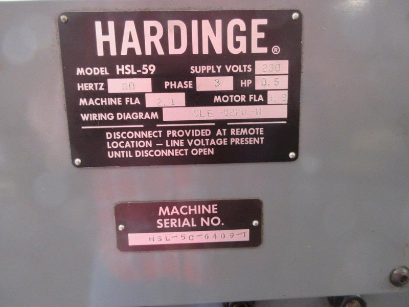Hardinge HSL-59 Speed Lathe on Work Stand- Auction Item
