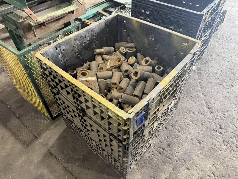 2001 BERCO PT250 TRACK PRESS WITH WTC TRACKMASTER IMPACT WRENCH &amp; CONVEYOR: YOBRO #24374