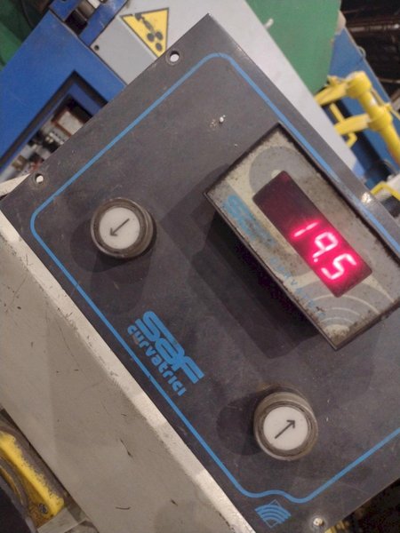 2&quot; x 2&quot; x 3/8&quot; TAURING MODEL #SAF DS60 HYDRAULIC ANGLE ROLL, 20003: STOCK #22814
