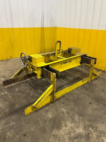 10,000 LBS x 24" TO 80" WIDE CALDWELL MODEL #TSL-10-72-24-16 CRANE SHEET LIFTER STOCK# 4364