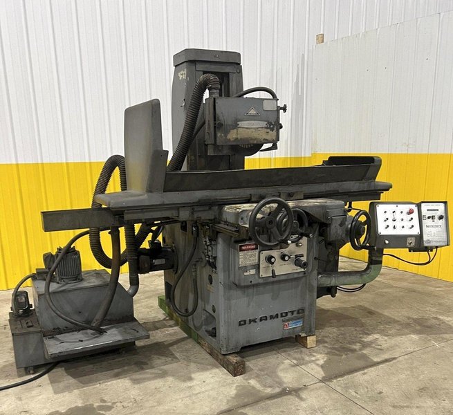 12&quot; x 24&quot; OKAMOTO MODEL #ACCUGAR-124N AUTOMATIC HORIZONTAL SURFACE GRINDER: STOCK #20674