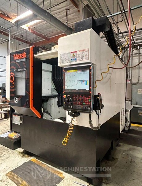 Mazak VC-500A/5X 5-Axis CNC Vertical Machining Center – TSC, 12,000 RPM Mill