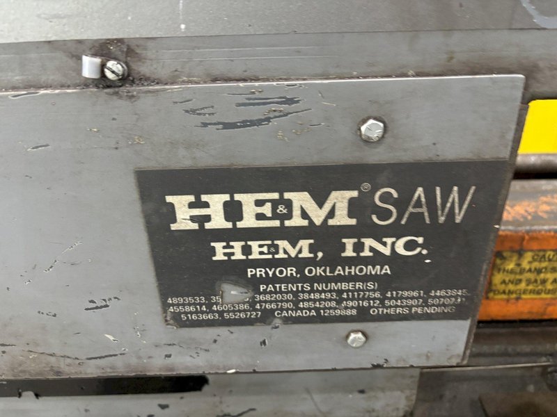 14" X 20" HEM MODEL #TWISTER 60 DEGREE MITRE HORIZONTAL BANDSAW: STOCK #21102