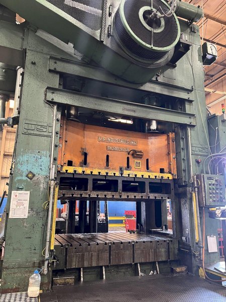 500 Ton S4-500-96-60 USI Clearing Straight Side Press, 96&quot;x60&quot; Bed, 60&quot;SH, 24&quot;Stroke, 12&quot; Slide Adj.