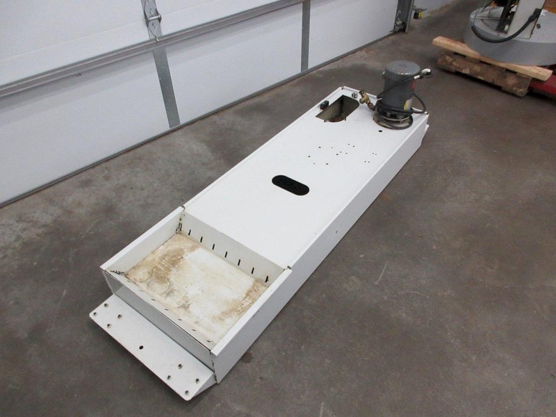 Used Haas Older Style 35 Gallon Coolant Tank with Low Pressure Baldor Coolant Pump and 3 Prong Plug