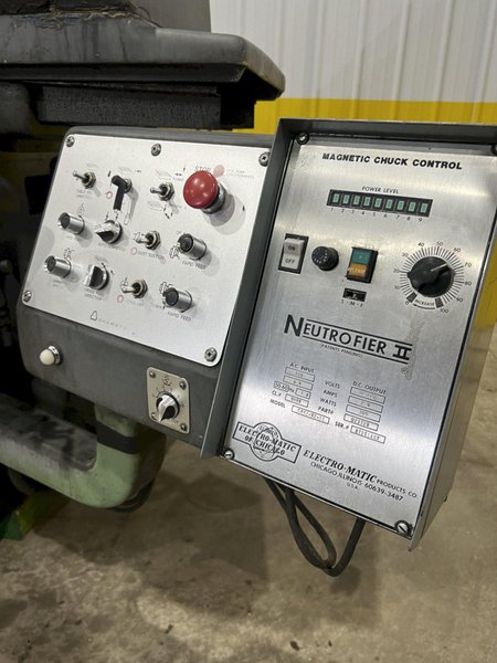 12&quot; x 24&quot; OKAMOTO MODEL #ACCUGAR-124N AUTOMATIC HORIZONTAL SURFACE GRINDER: STOCK #20674