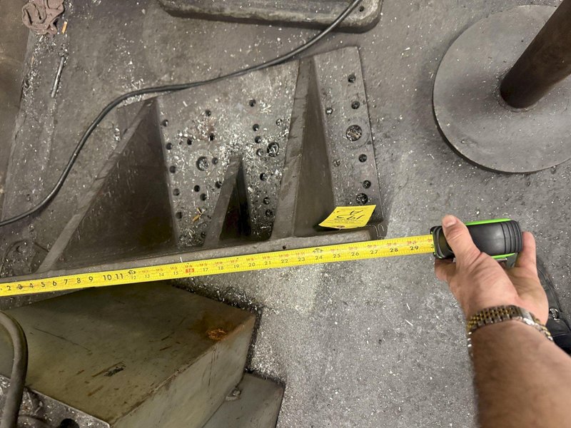 27" X 18" X 18" ANGLE PLATE. STOCK # 0544926
