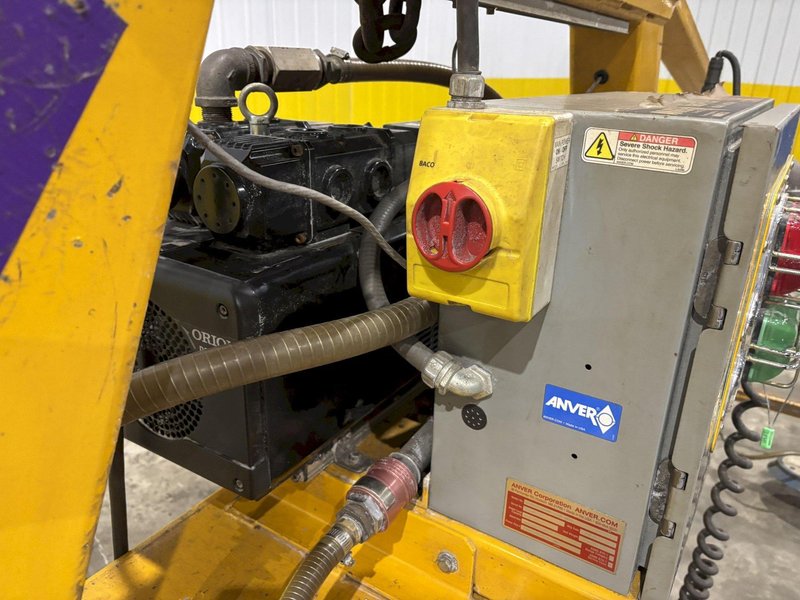 8,000 LBS X 60&#039; X 8&#039; ANVER MODEL  82001216 (E800M16-642A-8/53) VACUUM SHEET LIFTER, 2015: STOCK 22458