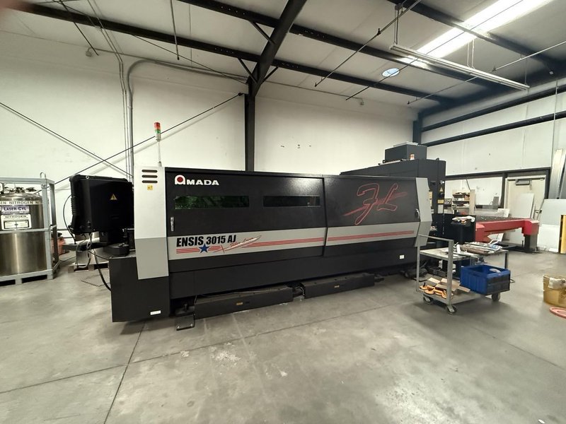 3000 Watt Amada Ensis 3015 AJ Fiber Laser, 2019 – 5′ x 10′