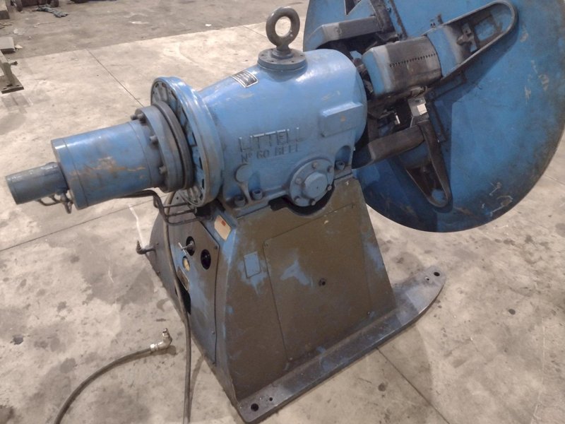 6,000 LB X 24&quot; LITTELL MODEL #60-24 PULL OFF COIL REEL UNCOILER, HYDRAULIC EXPANSION: STOCK #23703
