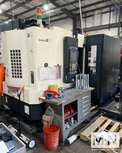 Makino A51 4-Axis CNC Horizontal Machining Center w/ Pallet Changer