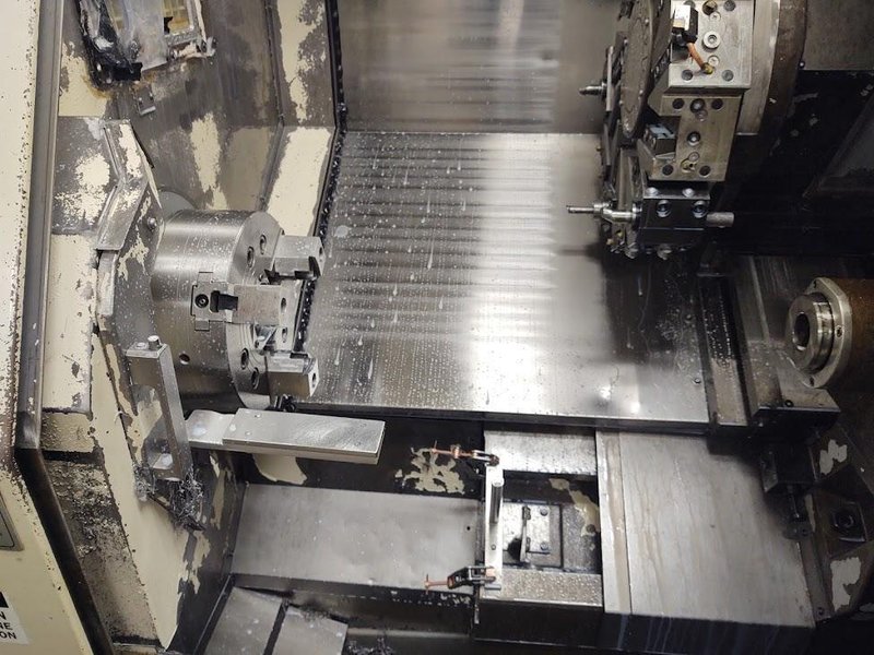 Okuma Model LB15ii "Big Bore" CNC Turning Center, S/N 2489, New Aug 1995.