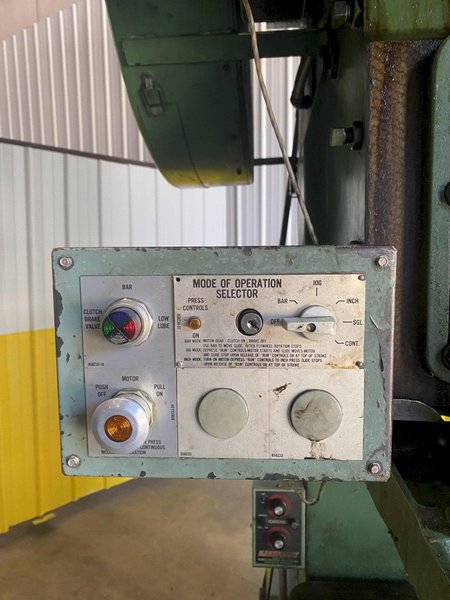 STOCK #16745: 100 TON FEDERAL MODEL #100-28-36 OBI STAMPING PRESS: STOCK 16745