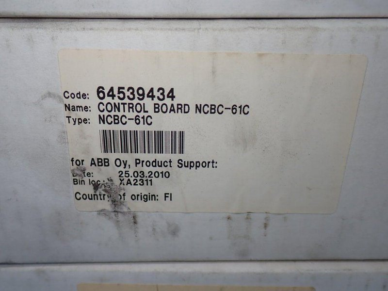 ABB FREQUENCY CONVERTER CONTROL BOARDS  -  NCBC-61C