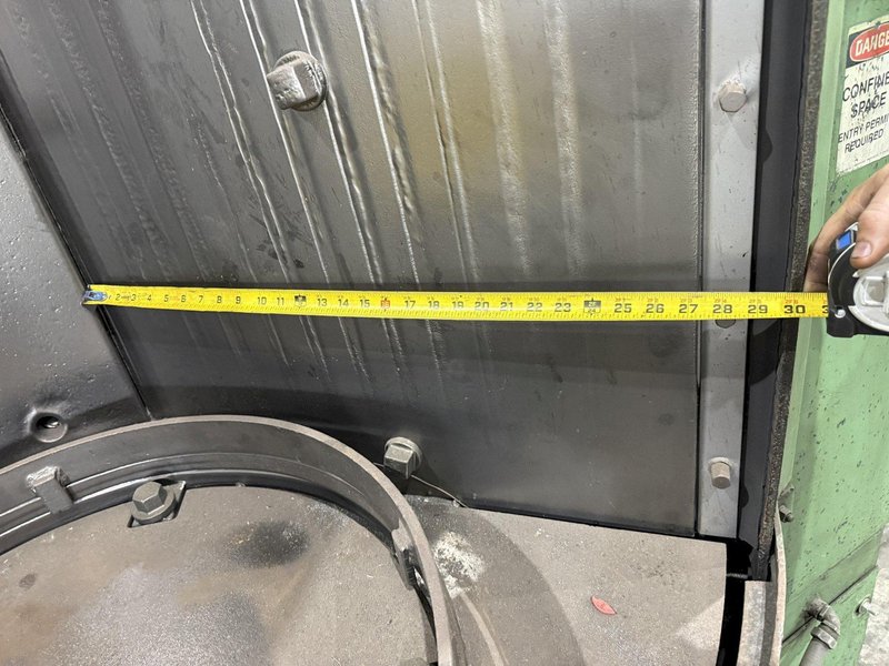 4 STATION X 20 HP -72&quot; X 40&quot; BRONCO SHOT BLAST ROTARY TABLE PART BLASTIN MACHINE: STOCK #23778