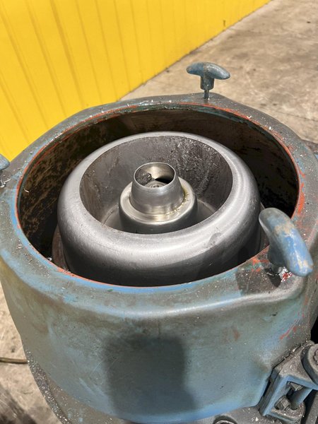 2 HP BARRETT MODEL #125 CLARIFUGE 3600 RPM CHIP SPINNGER WRINGER CENTRIFUGE: STOCK #23459