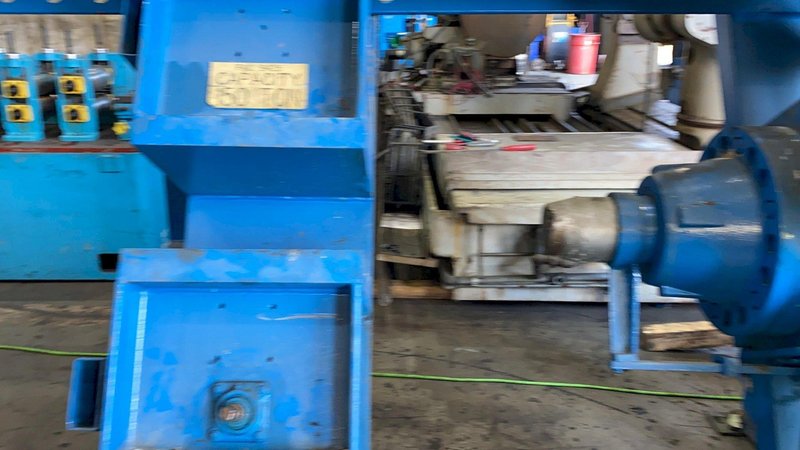 150 TON X 20' DAKE HORIZONTAL INCLINED WHEEL PRESS: STOCK #56640